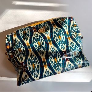 Tory Burch Large Patterned Cosmetic Bag